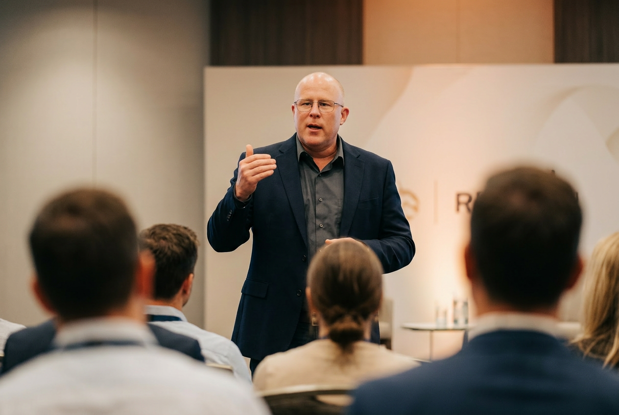 Trevor J. Dale on a conference panel