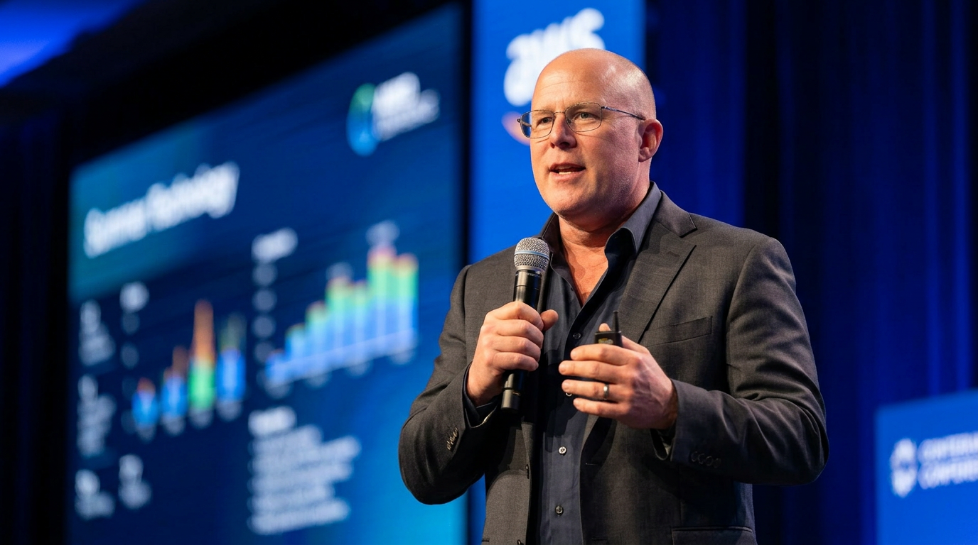 Trevor J. Dale speaking at a corporate conference breakout session
